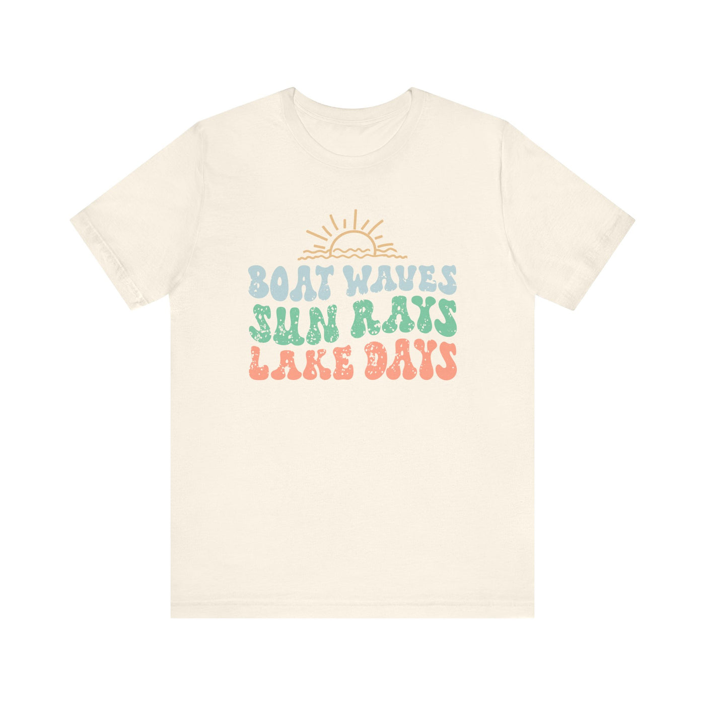 Boat Waves Unisex Jersey Short Sleeve Tee