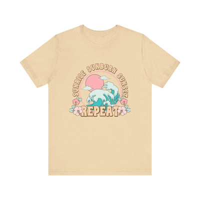 Sunburn Unisex Jersey Short Sleeve Tee