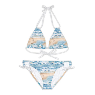 Dilucendro Strappy Bikini Set (AOP) DSB-03