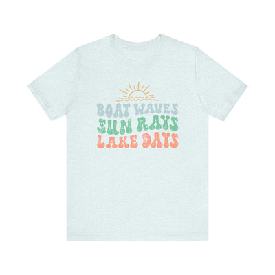 Boat Waves Unisex Jersey Short Sleeve Tee