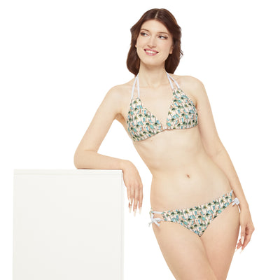 Dilucendro Strappy Bikini Set (AOP) DSB-05