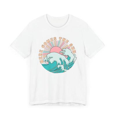 Here Comes The Sun Unisex Jersey Short Sleeve Tee