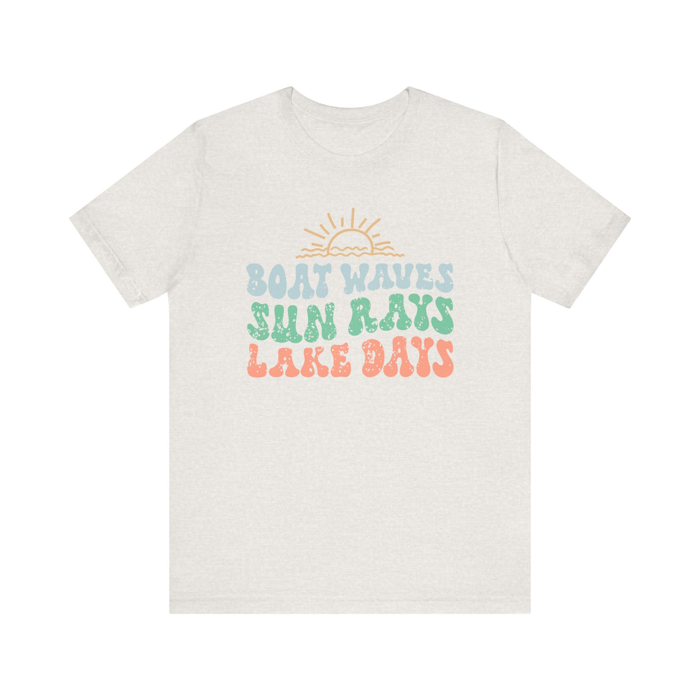 Boat Waves Unisex Jersey Short Sleeve Tee