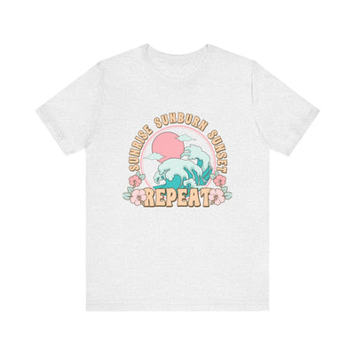 Sunburn Unisex Jersey Short Sleeve Tee