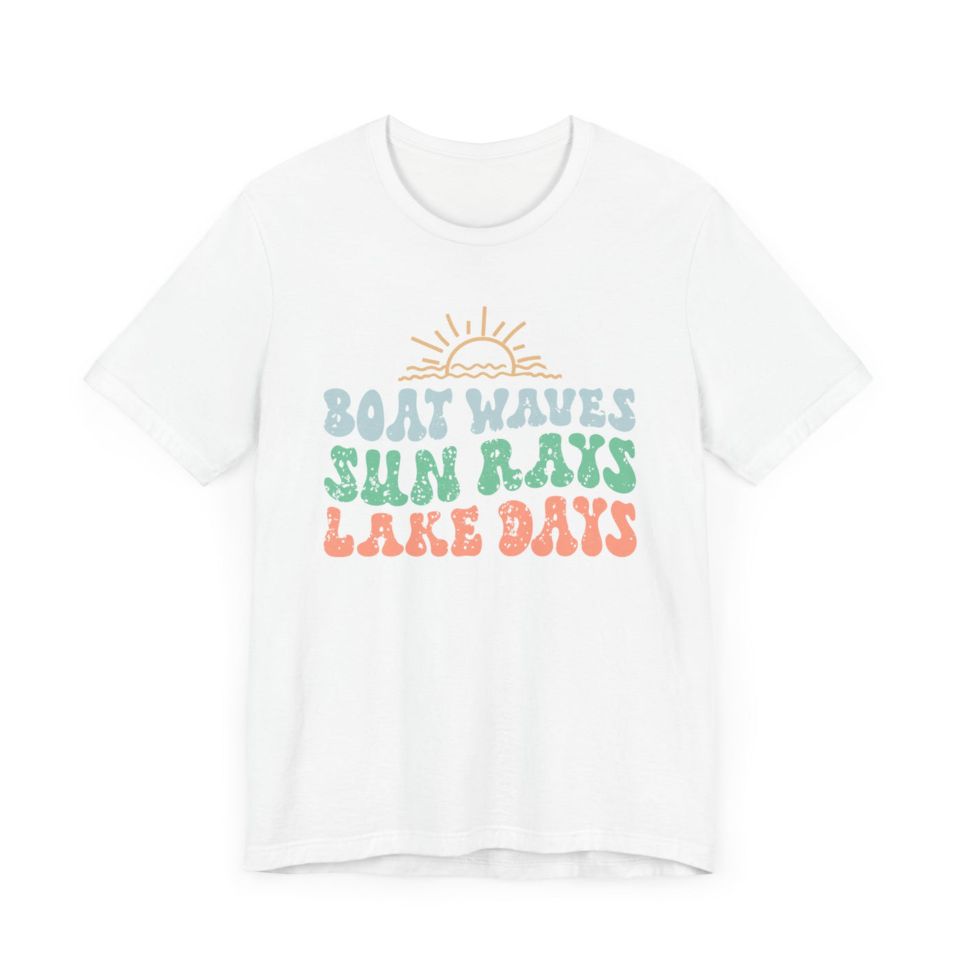 Boat Waves Unisex Jersey Short Sleeve Tee
