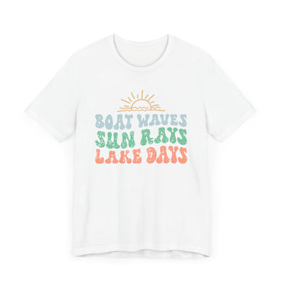 Boat Waves Unisex Jersey Short Sleeve Tee