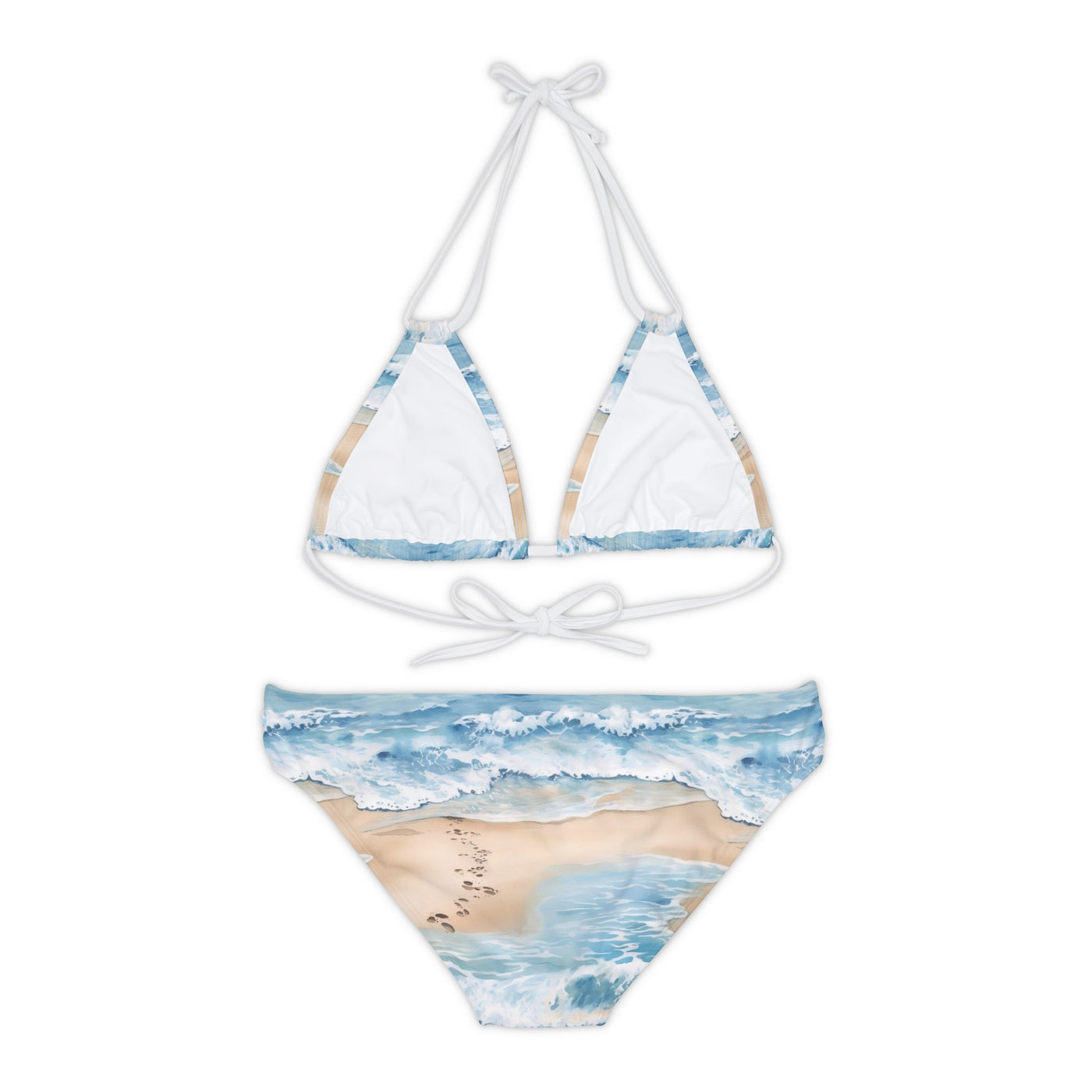 Dilucendro Strappy Bikini Set (AOP) DSB-03