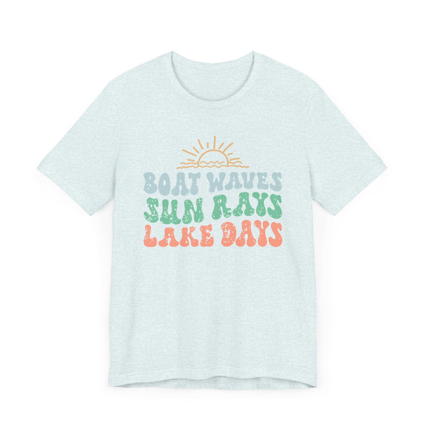 Boat Waves Unisex Jersey Short Sleeve Tee