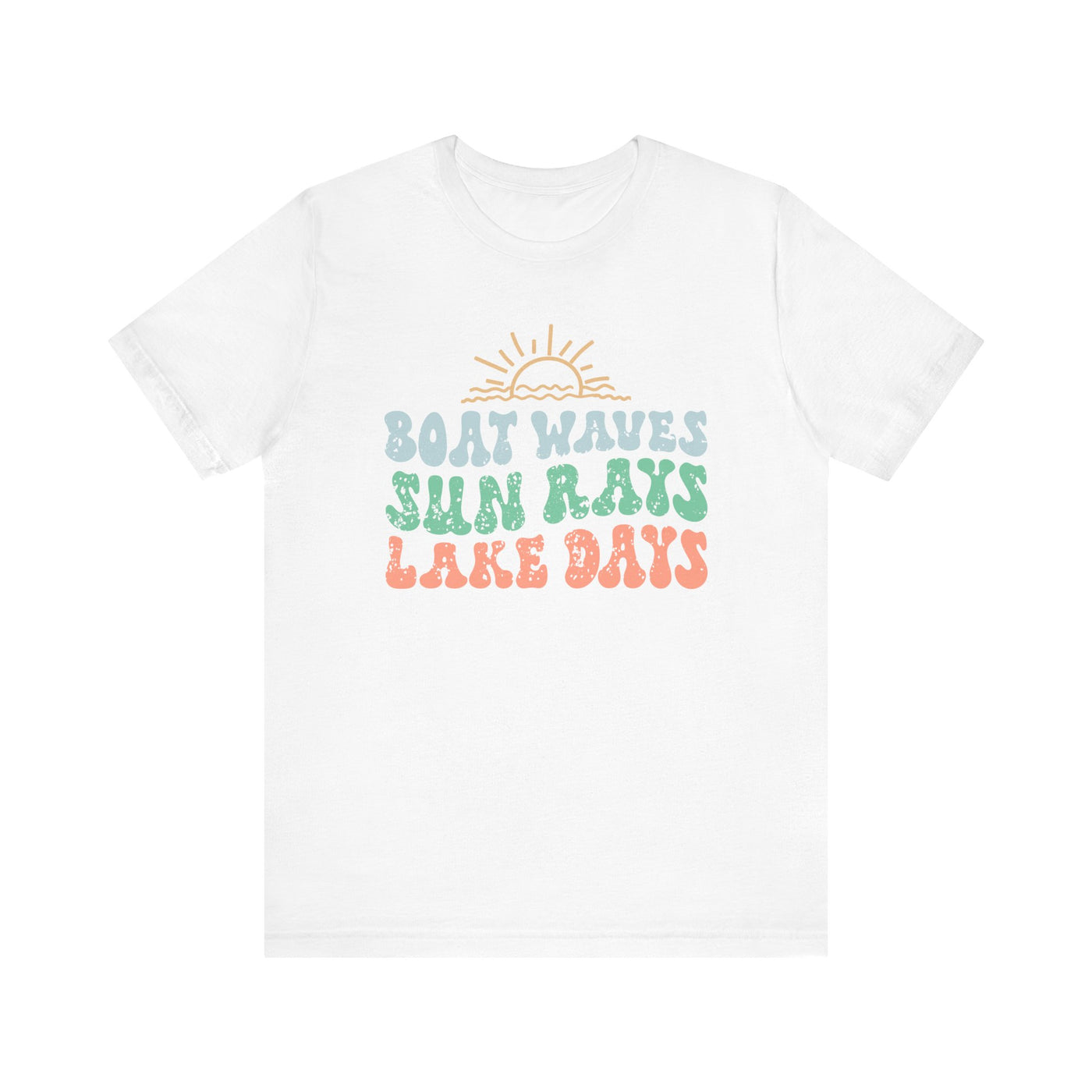 Boat Waves Unisex Jersey Short Sleeve Tee