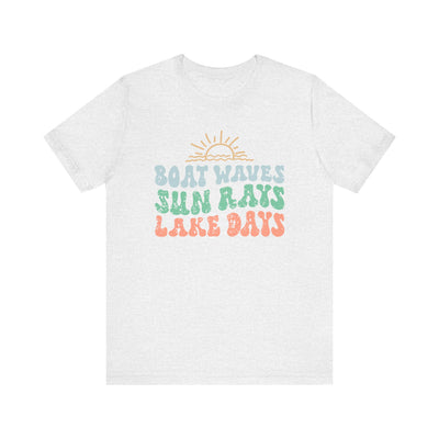 Boat Waves Unisex Jersey Short Sleeve Tee