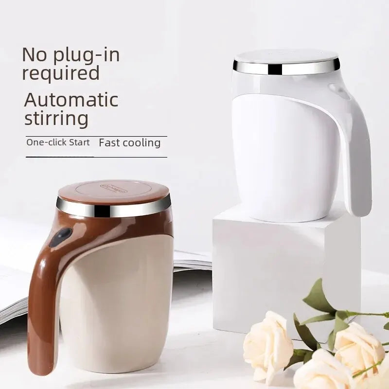 Magnetic Automatic Self-Stirring Coffee Mug