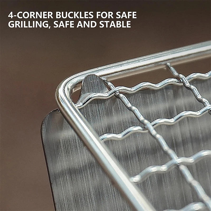 PORTABLE FOLDING BARBECUE GRILL