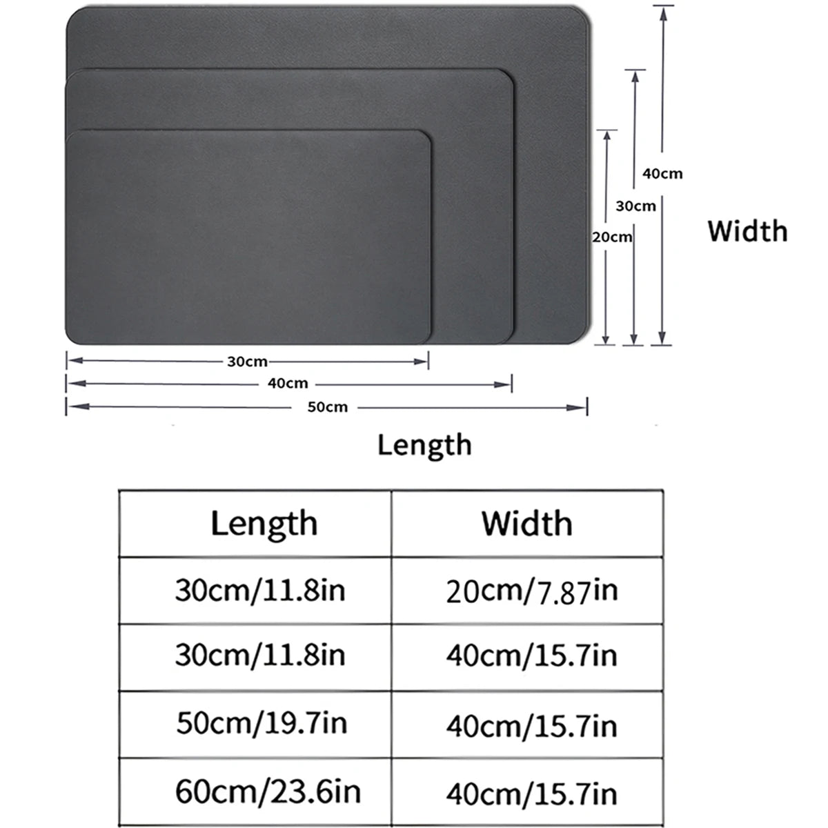 ABSORBENT DRAINING MAT